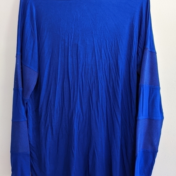 CABLE And Gauge Mesh Striped Cowl Neck Tunic - Picture 3 of 4